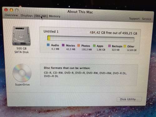 Macbook Pro Mid 2010, i7, 8gb Ram, Intel HD Graphics see photos please