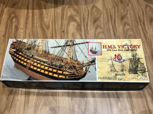 H.M.S Victory 104 Gun Vessel rate vessel wooden model ship