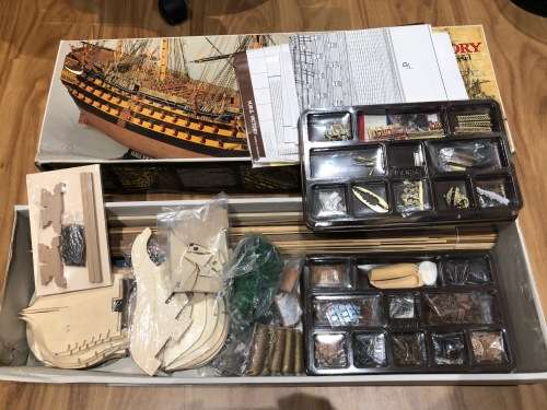 H.M.S Victory 104 Gun Vessel rate vessel wooden model ship