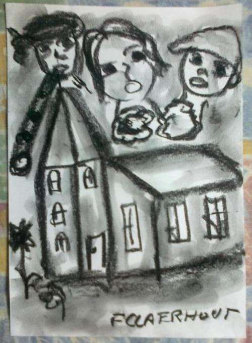 Frans Claerhout **Original Charcoal**STUNNING!!! PRICE REDUCED!!