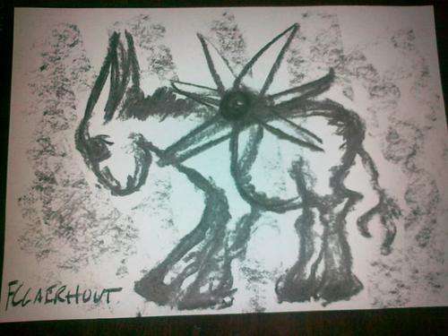 Original Frans Claerhout A4 Charcoal **R1 No ReSeRvE!!!