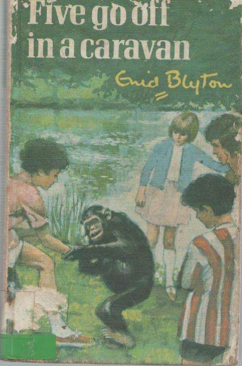 FIVE GO OFF IN A CARAVAN - ENID BLYTON (1ST EDITION 1974)