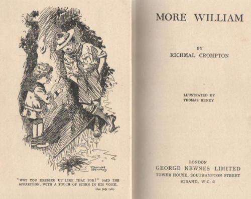 MORE WILLIAM - RICHMAL CROMPTON (34 TH IMPRESSION 1948)