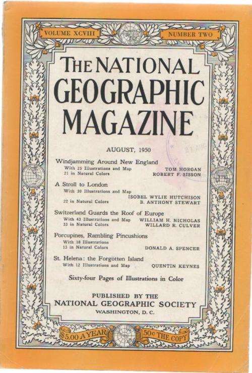 THE NATIONAL GEOGRAPHIC MAGAZINE , VOL. XCVIII, NUMBER 2, AUGUST 1950