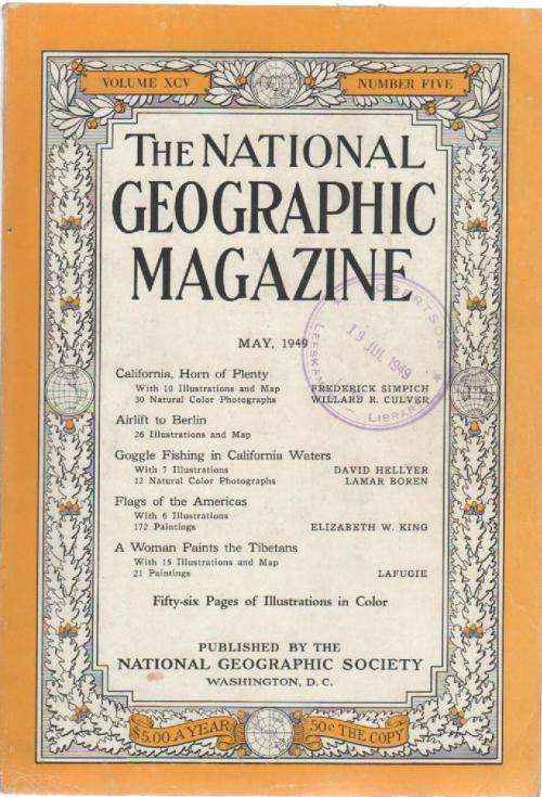 THE NATIONAL GEOGRAPHIC MAGAZINE, VOL.XCV, NUMBER 5, MAY 1949