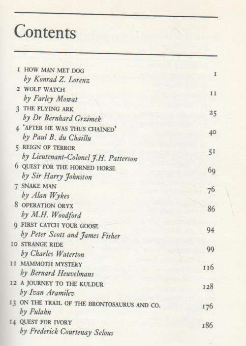 NATURE QUEST, AN ANTHOLOGY OF WILD LIFE STORIES - ALAN C JENKINS  (1972)