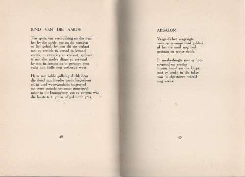 HEILIGE BEESTE - D J OPPERMAN (2 DE DRUK 1947)