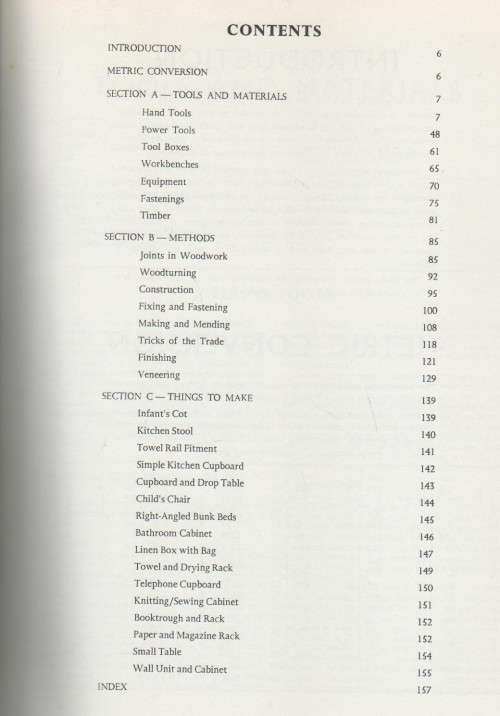 PRACTICAL WOODWORKING  - HAMLYN (REPRINT 1974)