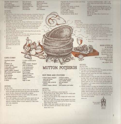 Reserved for Rock. THE CALTEX POTJIEKOS AND BRAAI BOOK