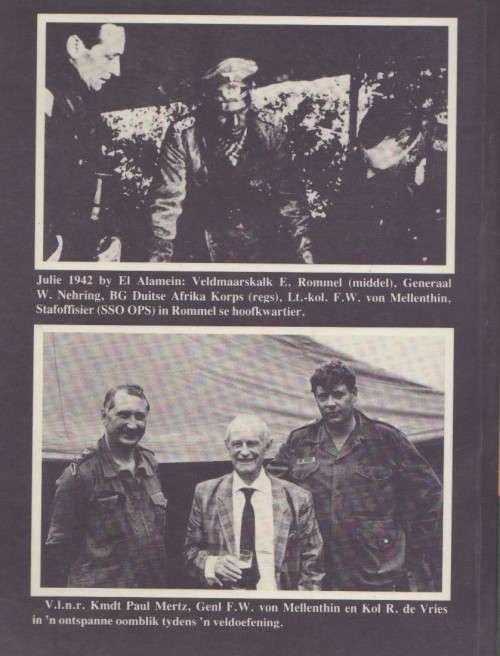 MOBIELE OORLOGVOERING, 'N PERSPEKTIEF VIR SUIDER-AFRIKA - KOL. ROLAND DE VRIES (1 STE UITG  1987)