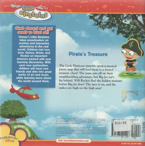 DISNEY'S LITTLE EINSTEINS, PIRATE'S TREASURE - MARCY KELMAN (2007)