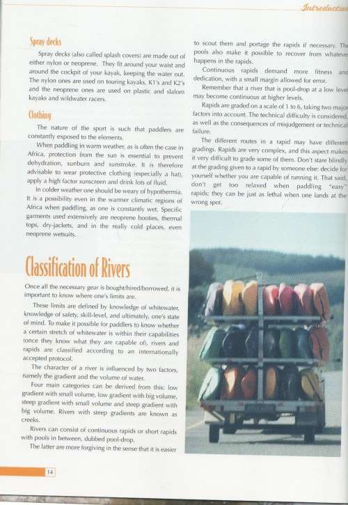 RUN THE RIVERS OF SOUTHERN AFRICA - CELLIERS KRUGER (1 ST EDITION 2001)