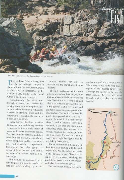 RUN THE RIVERS OF SOUTHERN AFRICA - CELLIERS KRUGER (1 ST EDITION 2001)