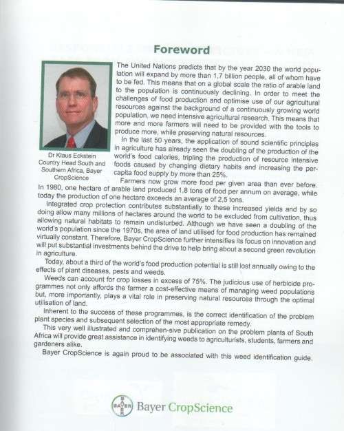 Problem plants and Alien Weeds of South Africa - Clive Bromilow (2010)