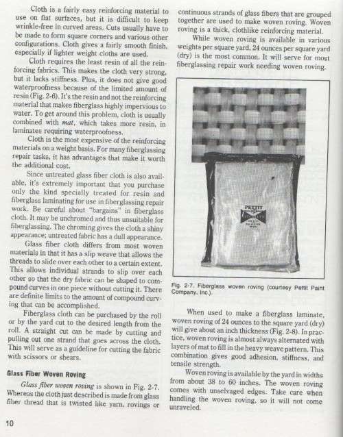 THE FIBERGLASS, REPAIR & CONSTRUCTION HANDBOOK - JACK WILEY (1982)