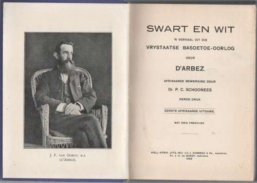 SWART EN WIT - D'ARBEZ  (1928)