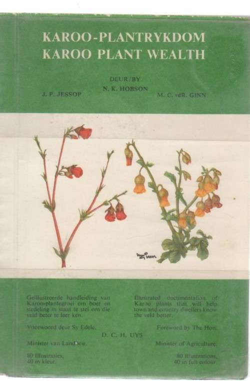 KAROO-PLANTRYKDOM/ KAROO PLANT WEALTH - N K HOBSON (1970)