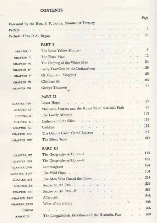 BARRIER OF SPEARS, DRAMA OF THE DRAKENSBERG - R O PEARSE (1973)