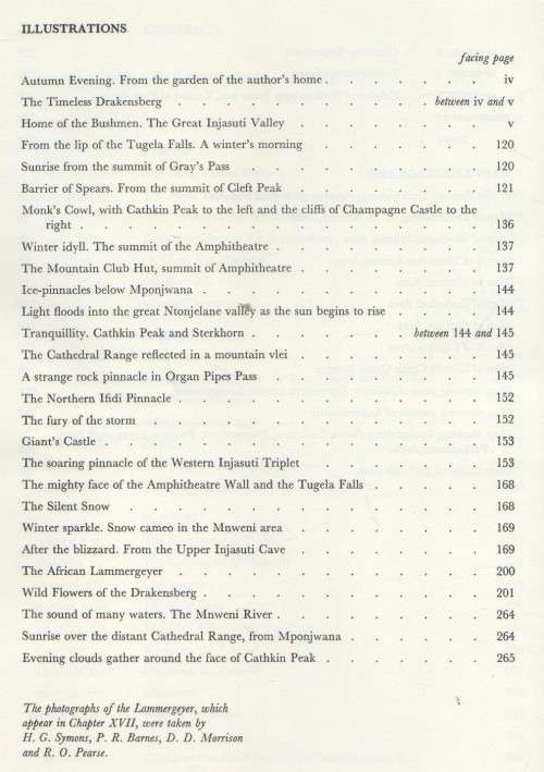 BARRIER OF SPEARS, DRAMA OF THE DRAKENSBERG - R O PEARSE (1973)