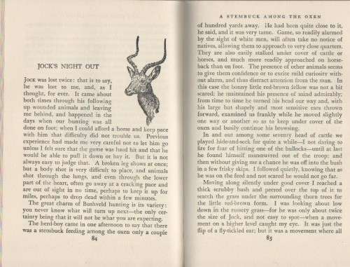 Reserved for Rock JOCK OF THE BUSHVELD - SIR PATRICK FITZPATRICK (11 IMPRESSION 1960)