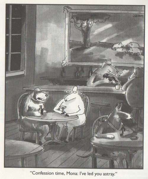 THE CHICKENS ARE RESTLESS - GARY LARSON (1993)