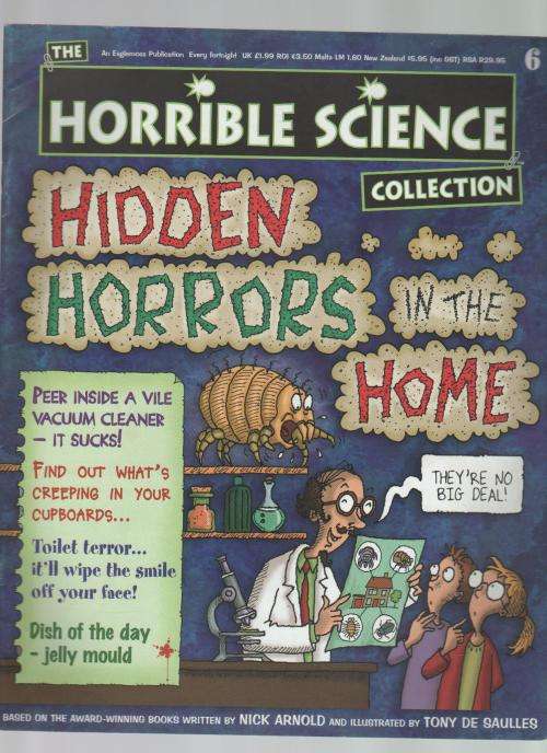 NINE BOOKS OF THE HORRIBLE SCIENCE COLLECTION, NUMBERS 2 - 10