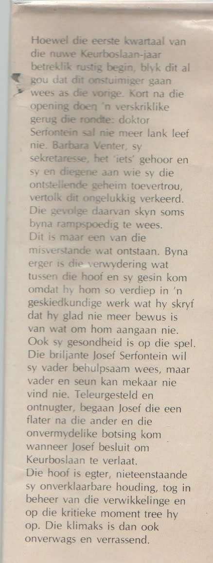 MISVERSTAND OP KEURBOSLAAN, NO:17 - THEUNIS KROGH (1 STE UITG IN NUWE REEKS 1973)