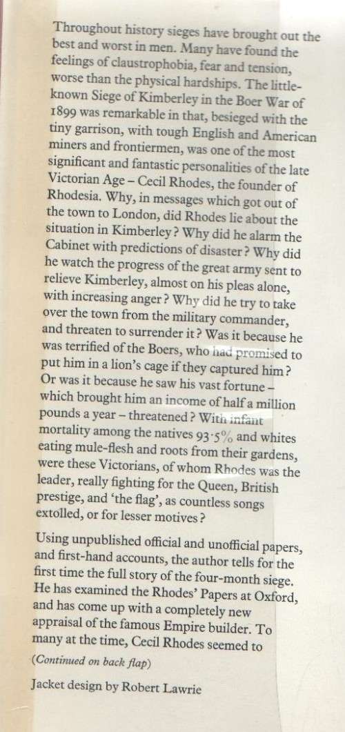 THE LION`S CAGE - BRAIN GARDNER (BOER WAR - 1969)