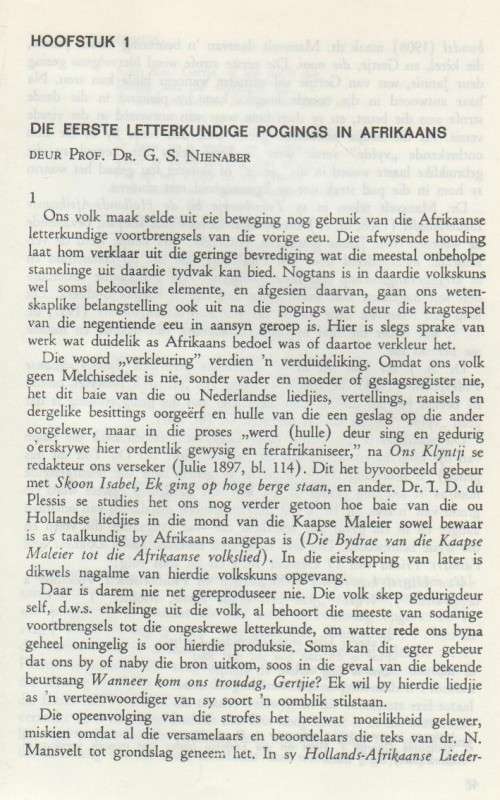 PERSPEKTIEF EN PROFIEL - P J NIENABER