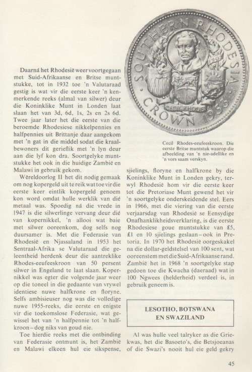 VAN BOESMANGELD TOT BARCLAYS (1968 ) - SAAMGESTEL DEUR ERIC ROSENTHAL