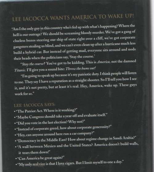 WHERE HAVE ALL THE LEADERS GONE? - LEE IACOCCA (1 ST HARDCOVER EDITION 2007)