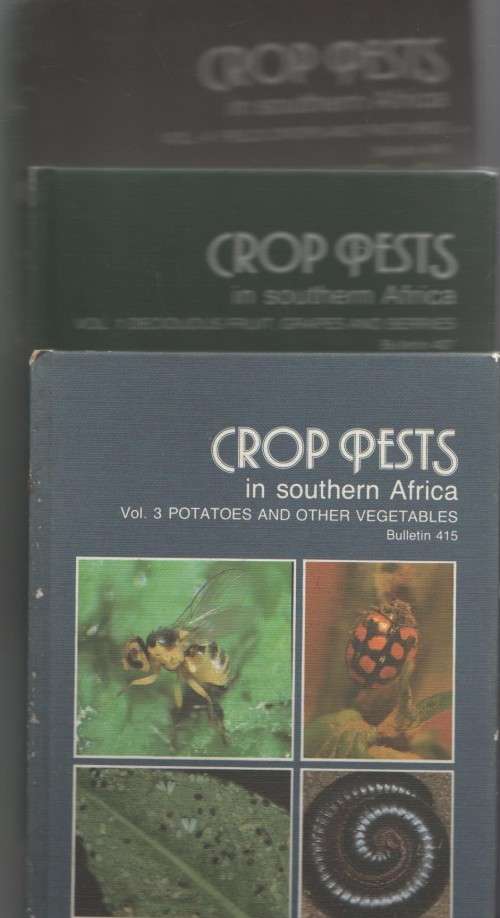 THREE HARD COVER BOOKS BY THE PLANT PROTECTION RESEARCH INSTITUTE- BAYER