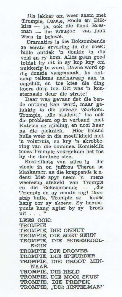 TROMPIE DIE STERK SEUN, NR 7 - TOPSY SMITH  (APB - 3 DE DRUK 1955)