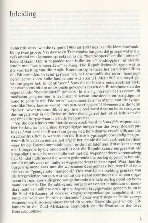 Die Hendsoppers en Joiners - AM Grundlingh (1979) ANGLO-BOEREOORLOG