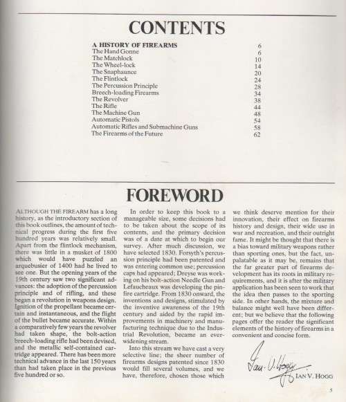 AN ILLUSTRATED HISTORY OF FIREARMS - IAN V HOGG (1980)