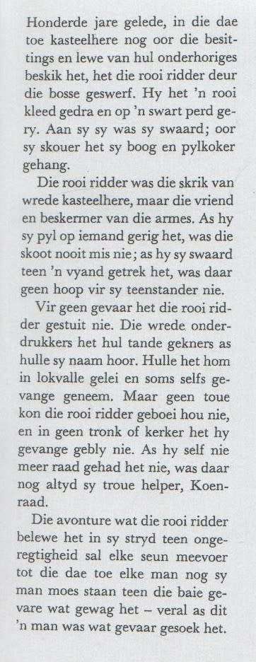 DIE ROOI RIDDER OORWIN - LEOPOLD VERMEIREN (1964)