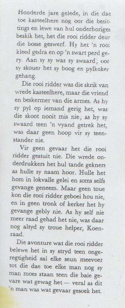 DIE ROOI RIDDER VAL AAN - LEOPOLD VERMEIREN (2 DE DRUK 1969)
