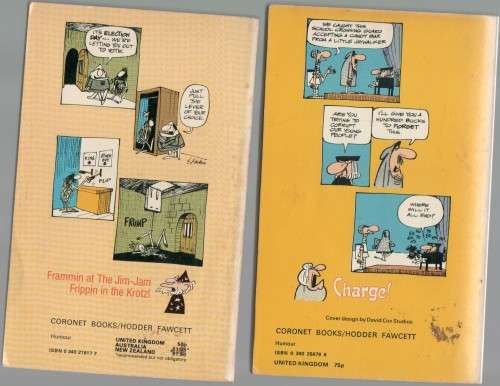 2 X COMIC BOOKS: THE WIZARD OF ID CHARGE! AND FRAMMIN AT THE JIM-JAM FRIPPIN IN THE KROTZ