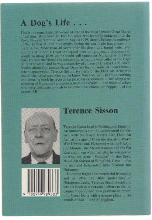 JUST NUISANCE AB, HIS FULL STORY - TERENCE SISSON (1997)