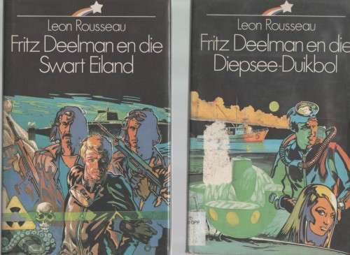 VOLLEDIGE STEL FRITZ DEELMAN HARDEBANDBOEKE DEUR LEON ROUSSEAU (EEN BOEK DEUR DIE SKRYWER ONDERTEKEN