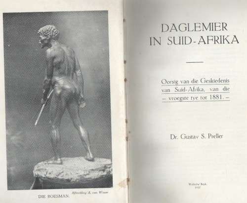 DAGLEMIER IN SUID-AFRIKA - DR GUSTAV S PRELLER - (1937)