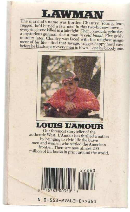 BORDEN CHANTRY - LOUIS L`AMOUR (1989 - WESTERN)