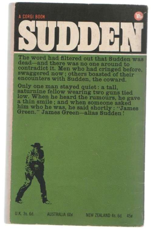 THE LAW O THE LARIAT - OLIVER STRANGE  (SUDDEN CORGI WESTERN - 1967)