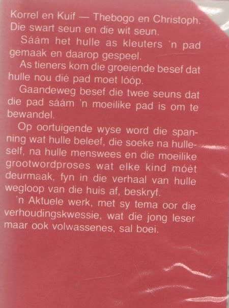 KORREL EN KUIF - ELSABE STEENBERG (1 STE UITGAWE 1975)