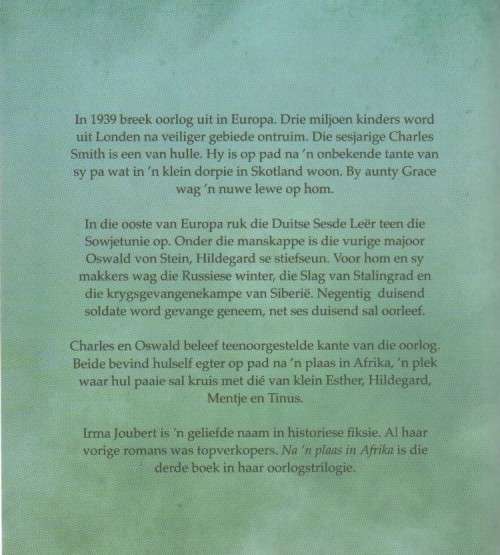 NA `N PLAAS IN AFRIKA - IRMA JOUBERT (2021)