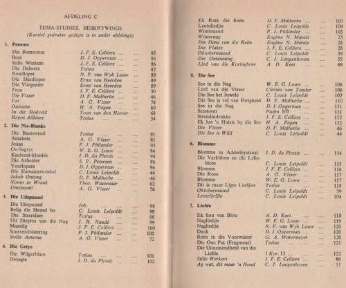 VERSEBOEK VIR STANDERDS VII EN VIII - D J OPPERMAN & J A HEYL (13 DE DRUK)