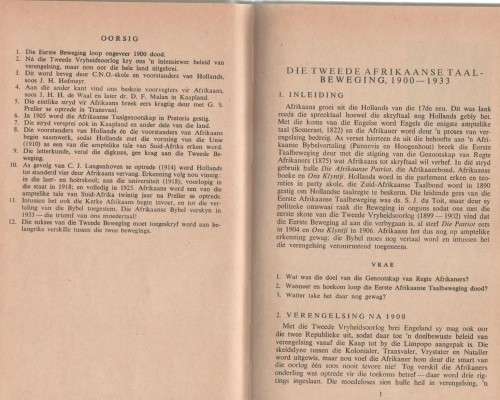 VERSEBOEK VIR STANDERDS VII EN VIII - D J OPPERMAN & J A HEYL (13 DE DRUK)