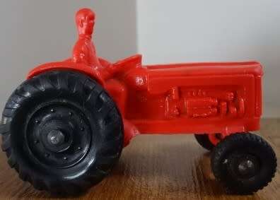 ORANGE GALANITE USED TRACTOR - 110MM SOLID RUBBER TRACTOR, NO BRANDING