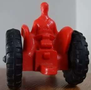 ORANGE GALANITE USED TRACTOR - 110MM SOLID RUBBER TRACTOR, NO BRANDING
