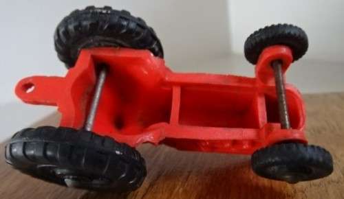 ORANGE GALANITE USED TRACTOR - 110MM SOLID RUBBER TRACTOR, NO BRANDING